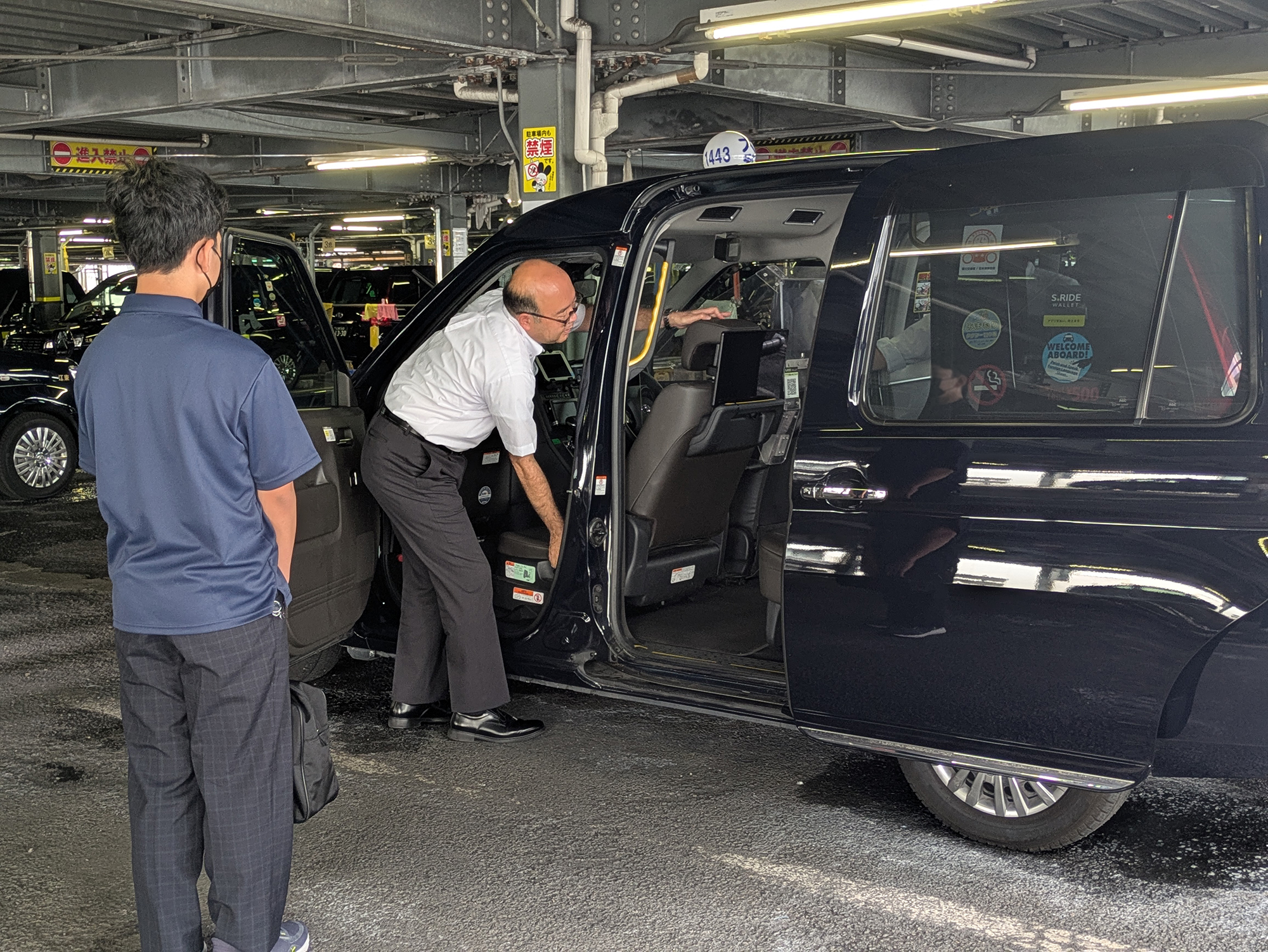 車いす乗降用スロープの設置を学んでいます